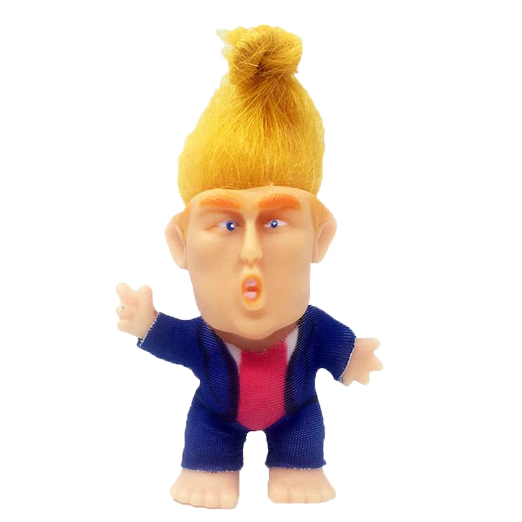 Коллекционная кукла-тролль с длинными волосами 2 36 дюйма президент Дональд Трамп