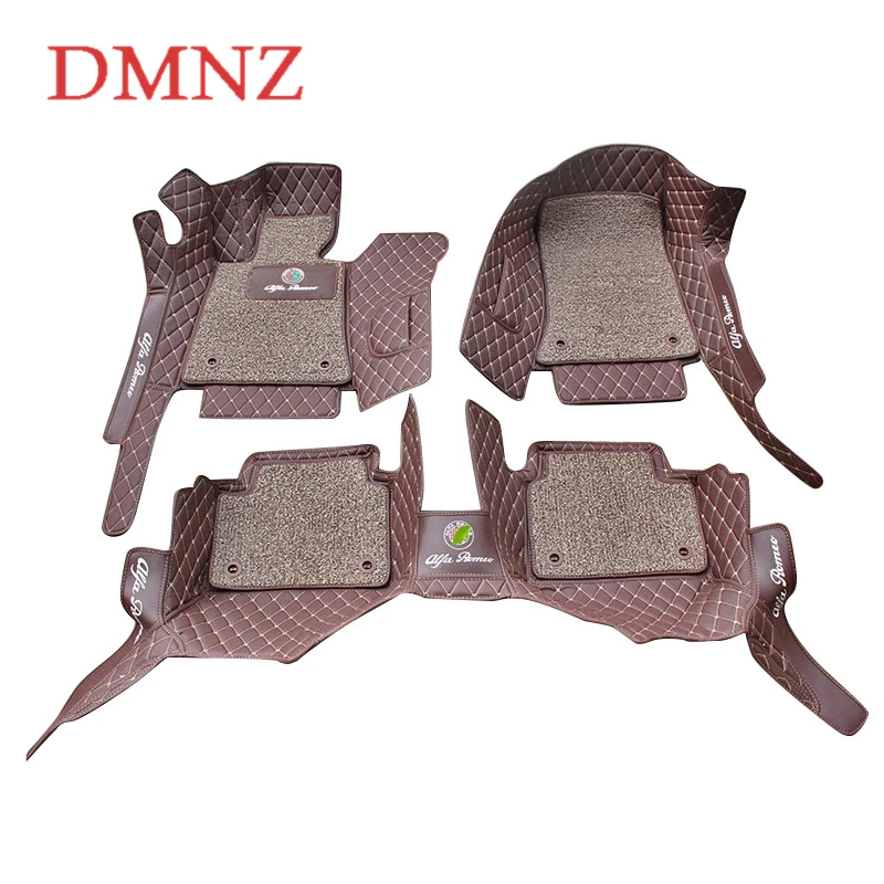 

Car Mat Interior Trim Leather Protection Foot Cushion For Alfa Romeo Giulia Car Styling Modified Accessories Decoration