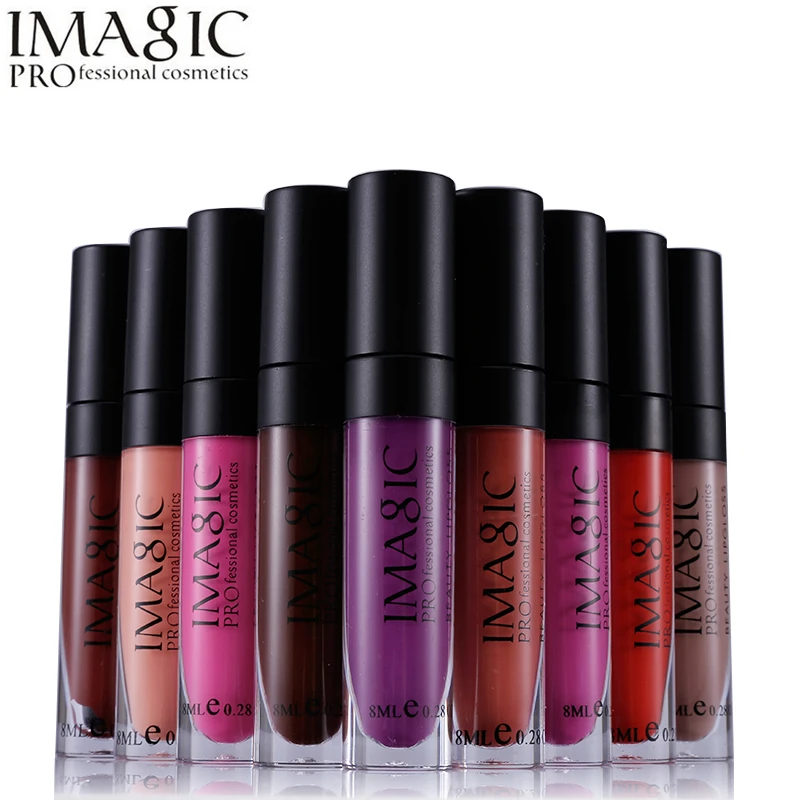 Бренд imagic Makeup 19 цветов блеск для губ бархатный матовый водонепроницаемый набор