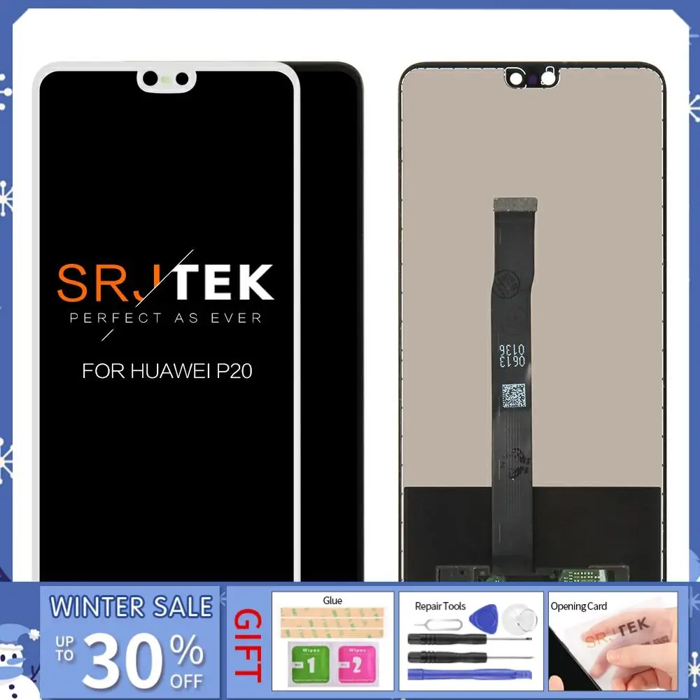 5.8&quot Original LCD For Huawei P20 Display Touch Screen Digitizer Assembly EML L29 L22 L09 AL00 With Frame | Мобильные телефоны и