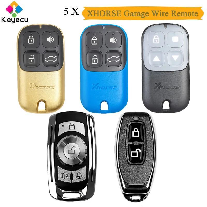 KEYECU 5 шт. XHORSE VVDI английская версия провод для гаражной двери универсальный