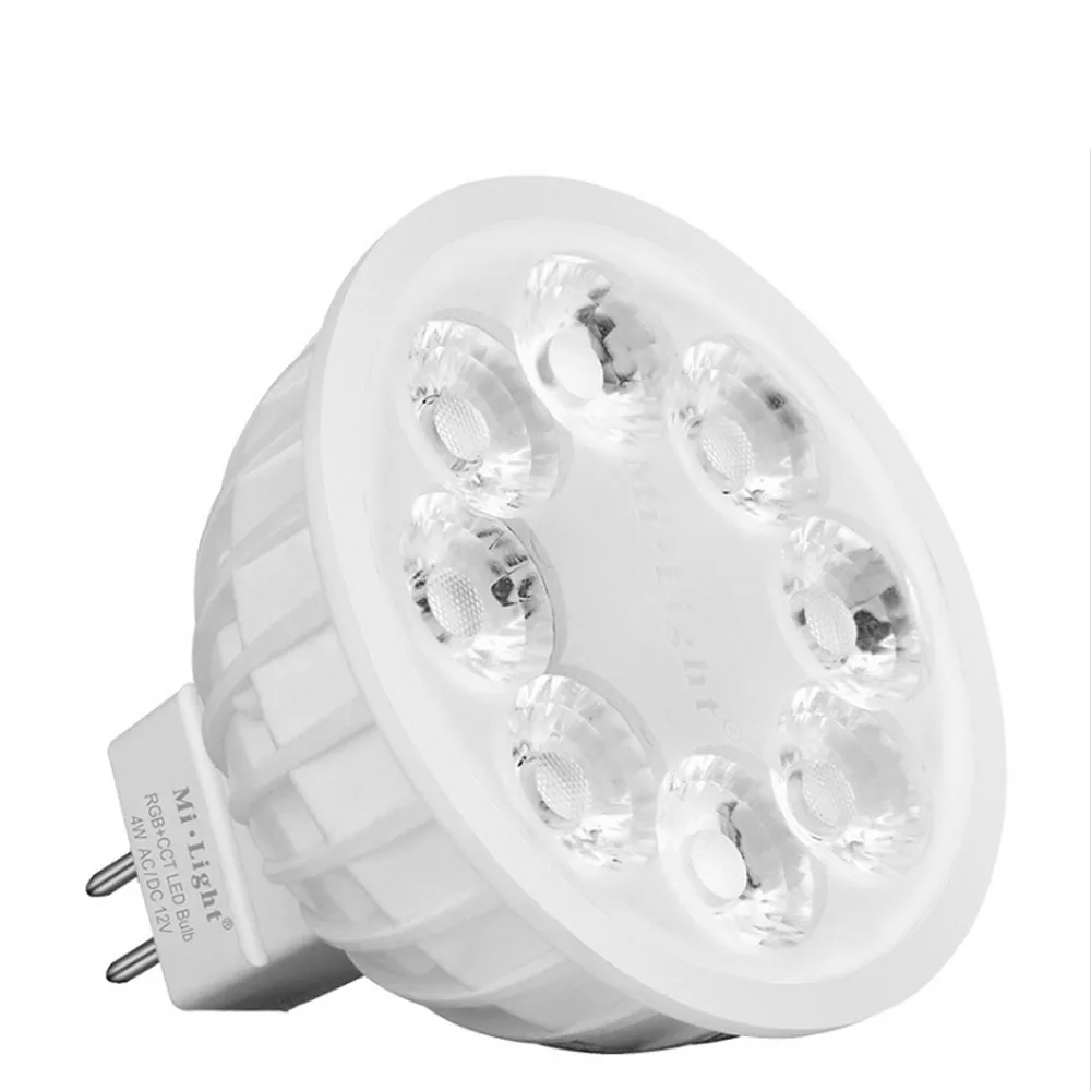 MiBoxer FUT104 4 Вт MR16 RGB + CCT Светодиодный точечный светильник 2 г светодиодный лампы