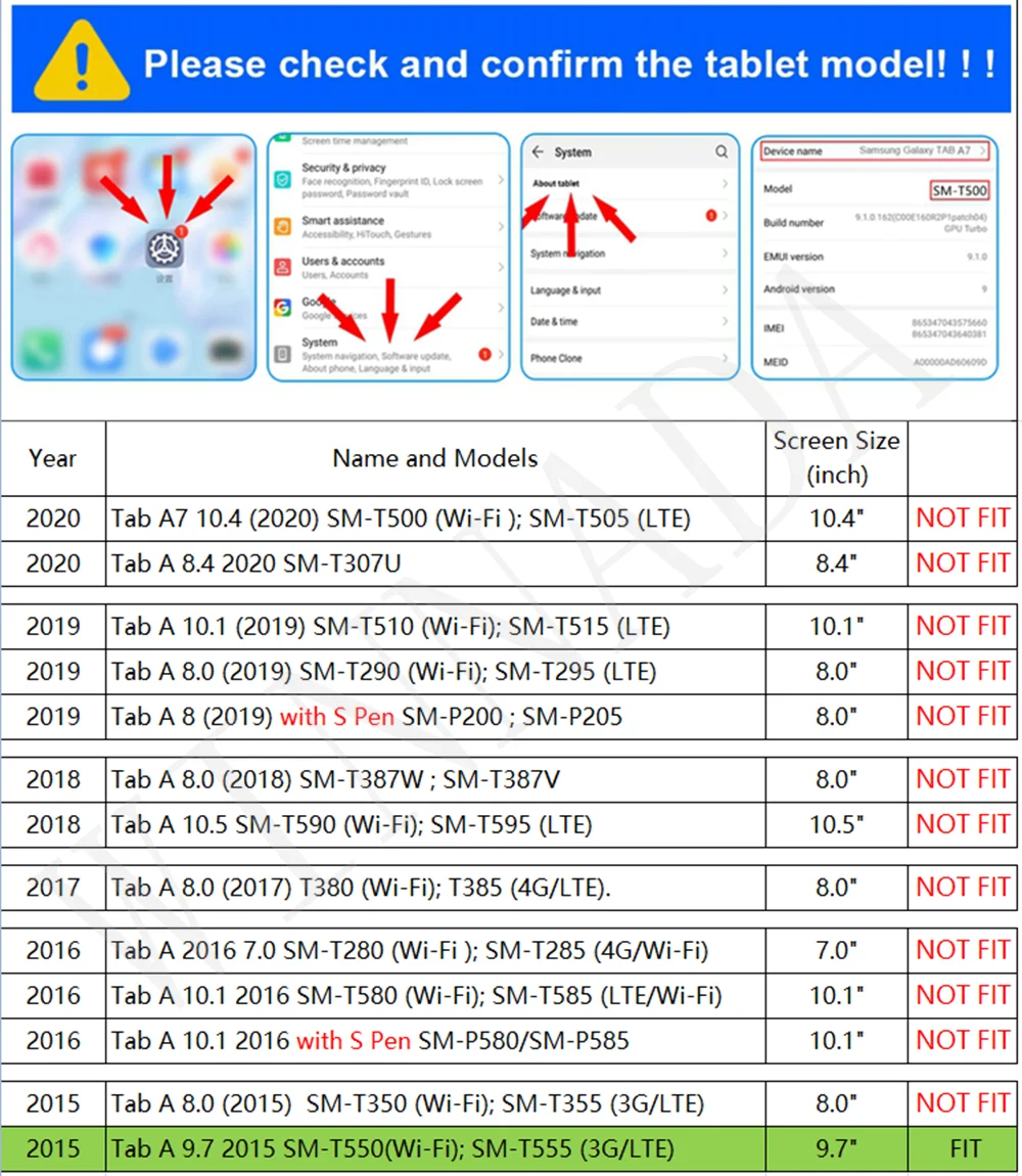 Для Samsung Galaxy Tab A 9 7 дюймов T550 T555C дети Обложка безопасные ручки противоударный
