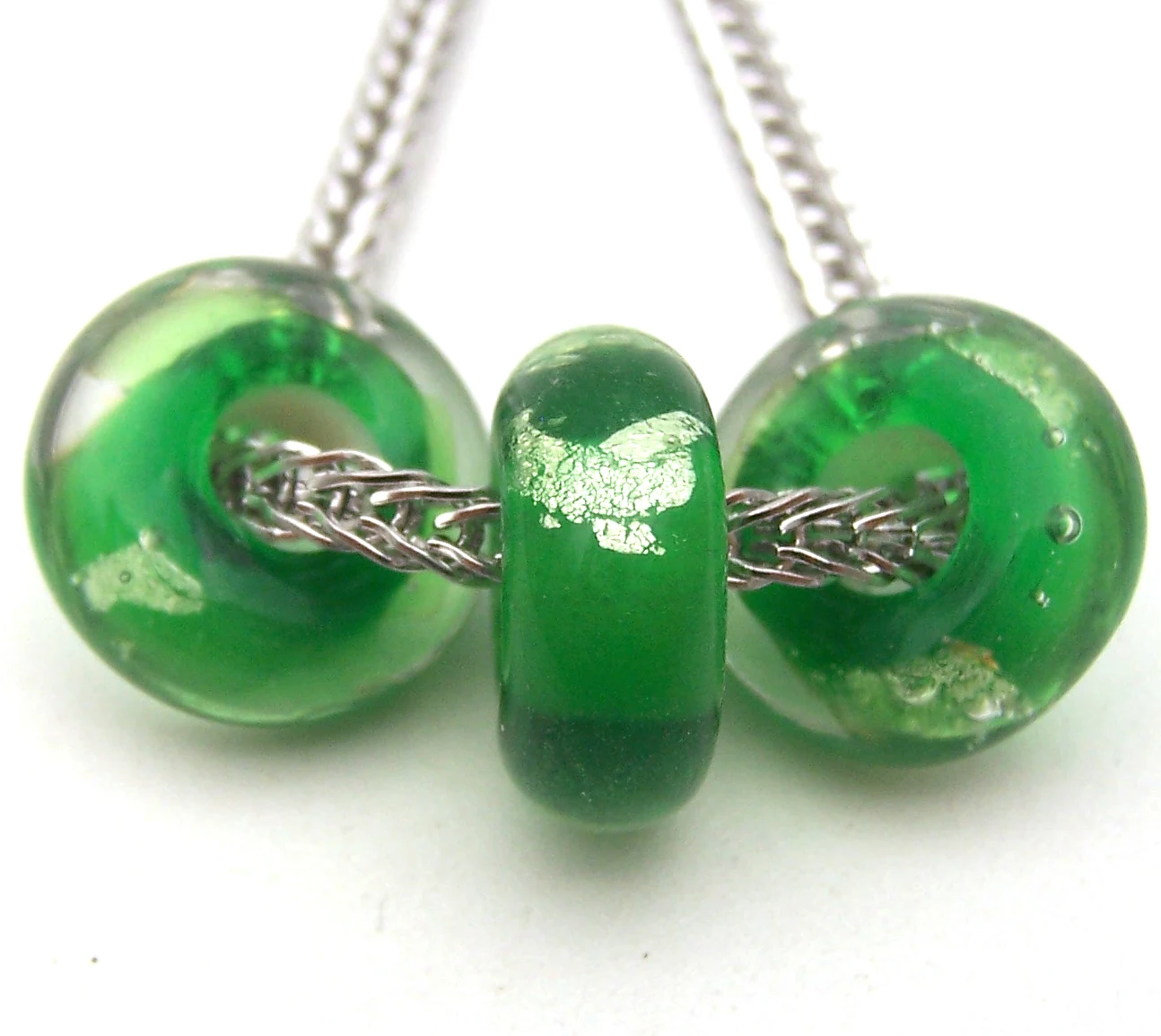 

JGLZ2560 3X 5MM Hole DIY GlassBead Murano Glass beads Fit European Charms Bracelet diy jewelry Lampwork