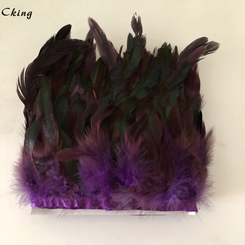 Ремешок петушиной длиной 10-15 см 4-6 дюймов с натуральными птичьими перьями | Дом и