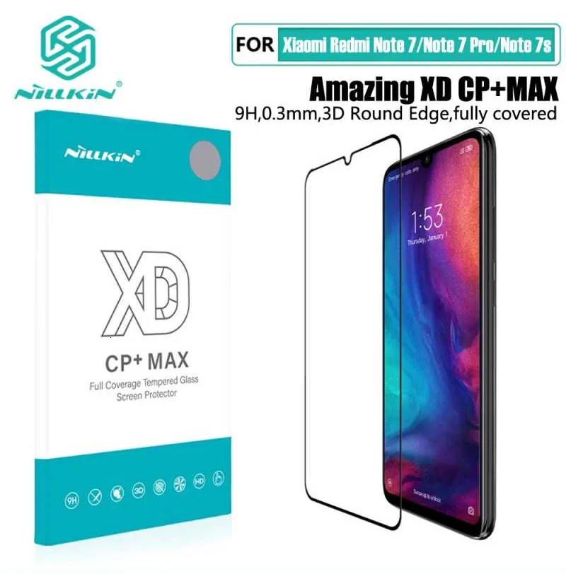Для Xiaomi Redmi Note 7 Pro стекло Nillkin XD CP+ Max полное покрытие 3D закаленное стекло Защита экрана для Redmi Note7 note 7S film