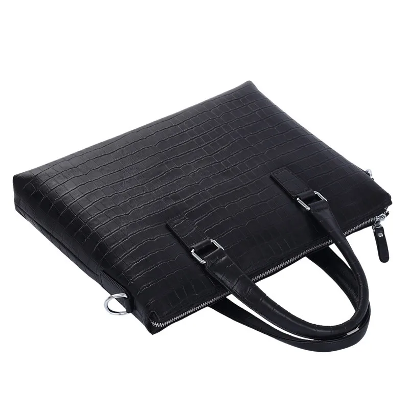 Fashion Genuine Leather Men Bag Business Men Briefcase Laptop Bag Brand Handbags Shoulder Bags