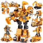 Робот-трансформер 2 в 1, Инженерная техника, грузовик, игрушечный экскаватор, детский кран, подарок