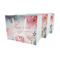30pcslot flower decoration small gift paper bag with handles 23x17x12cm gift packing bag birthday wedding event party supplies