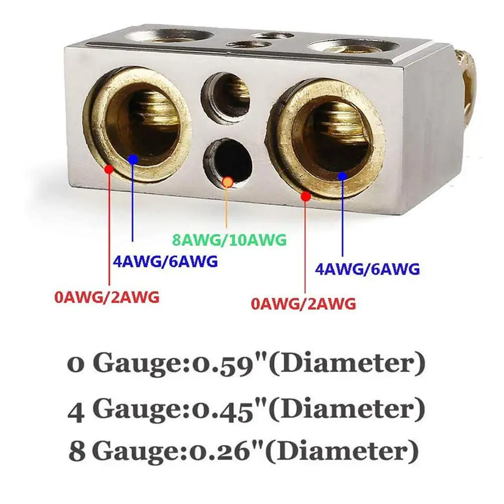 Negative Terminal Positive Car Battery Clamp Connectors Kit Gold-plated Adapter Set Accessories | Автомобили и мотоциклы