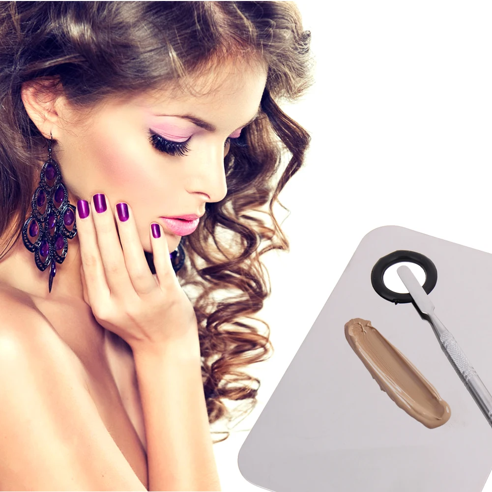 Смеситель для макияжа из нержавеющей стали пластина смешивания лака ногтей