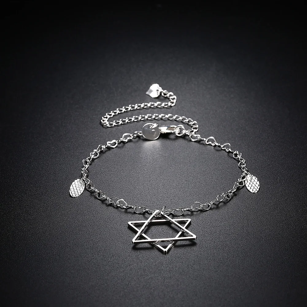 

INALIS Pentagonal Lucky Star Women Anklets K-POP Style Delicate Anklet Fit Wedding Party Fashion Jewelry Accessories Hot Sale