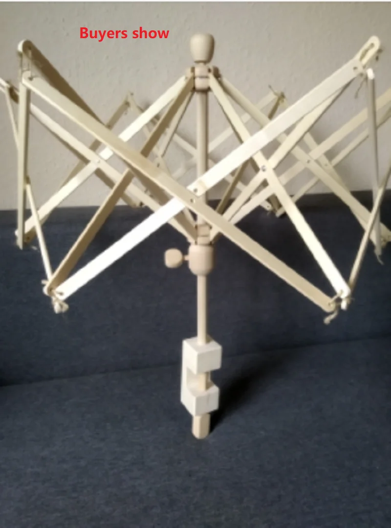 Зонт Форма деревянный Swift пряжа нить струна из волокна шерсть Winder держатель