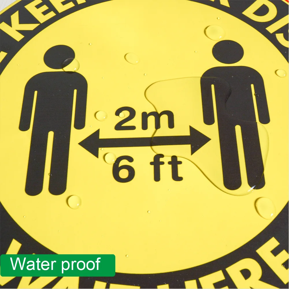 Водонепроницаемый стикер с напоминанием прикрепленный самоклеящийся логотипом