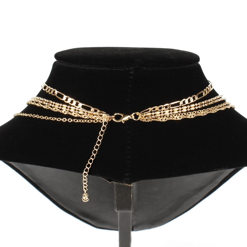 Модное многослойное женское ожерелье с подвеской Богородицы Ювелирное