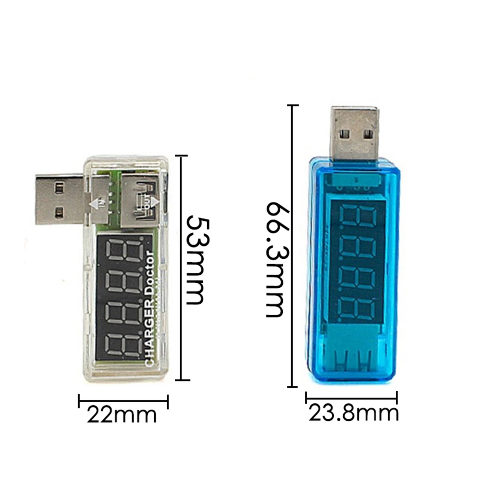 ЖК-дисплей мини-телефон USB Тестер измеритель Портативный доктор мобильный