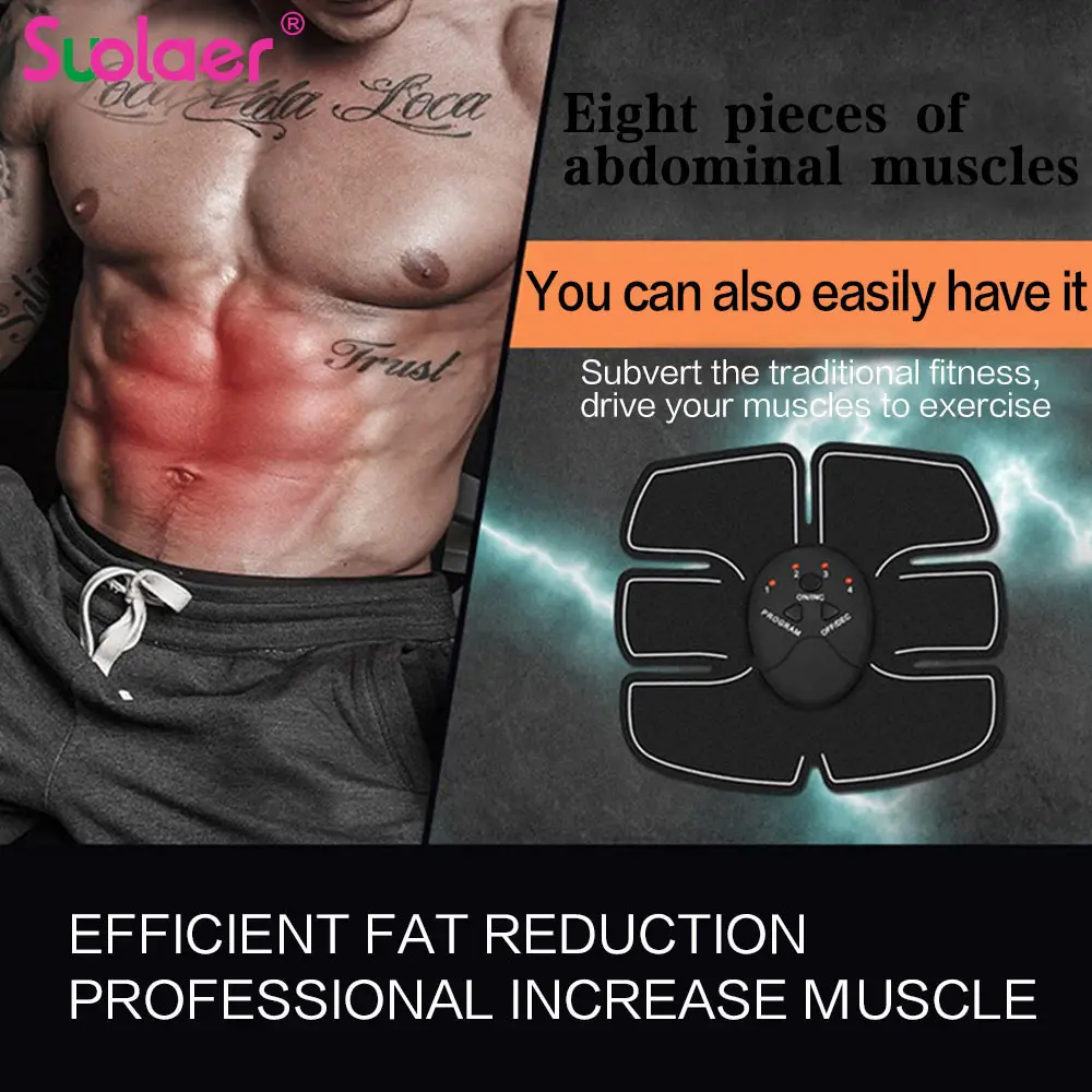 Прямая поставка EMS тренер Беспроводной ABS стимулятор Смарт фитнес мышц живота