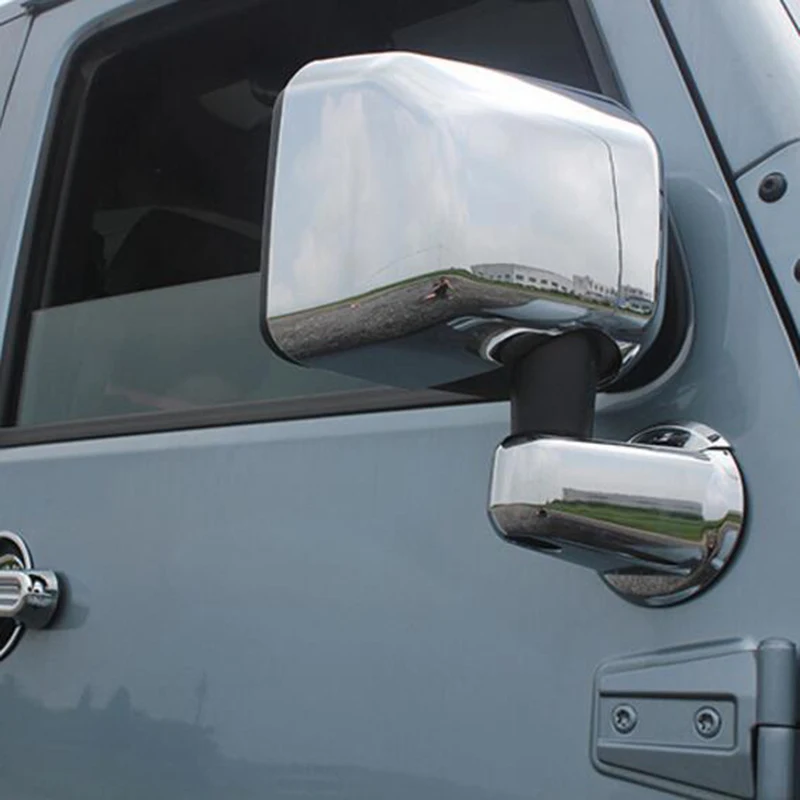 Автомобильное зеркало заднего вида корпус крышка авто боковое ABS для Jeep Wrangler JK 2007-