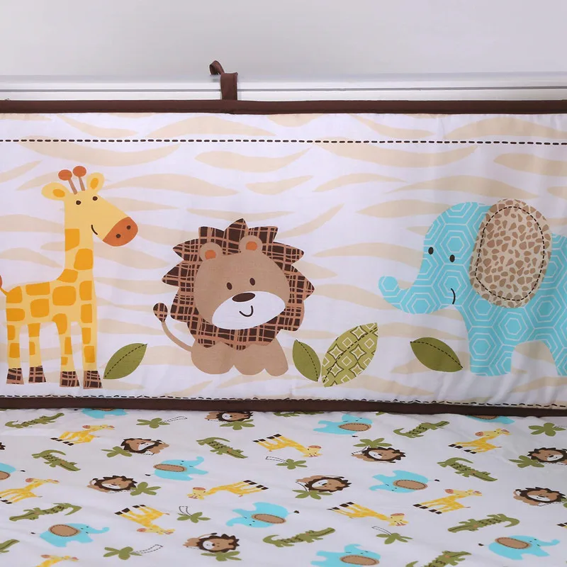 Комплект детского постельного белья из 7 предметов хлопок мягкая детская