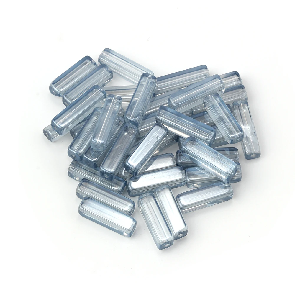 Бисер MEIBEADS 38 шт./лот прозрачный стеклянный кубоидный бисер свободные разделители