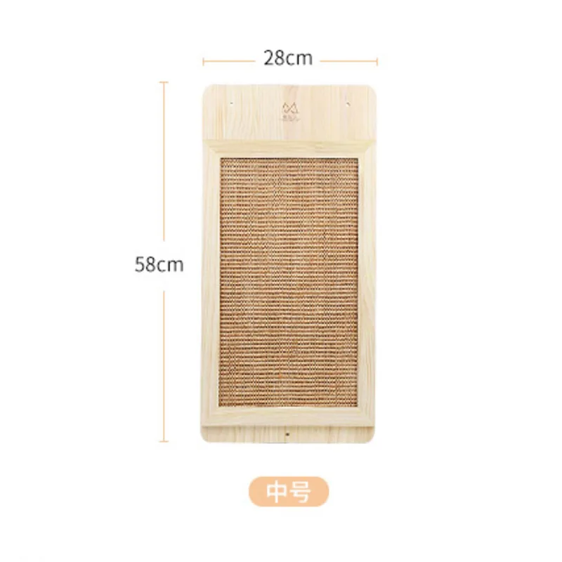 

Cat wood Scratch Board Cat Wall-mounted Scratcher Pad Kitten Scratching Sisal mat Furniture Sofa Claw Protector Pads