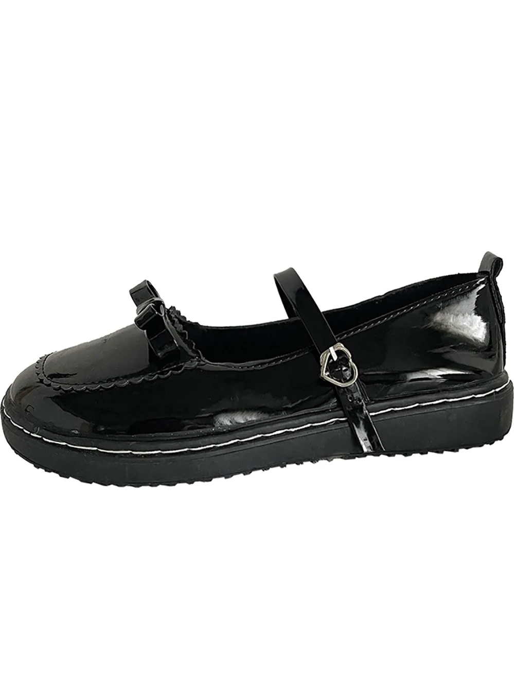 

New Arrivals Women PU Leather lolita shoes High heels shoes Gothic Kawaii College Students retro JK High heels Mary Jane Shoes