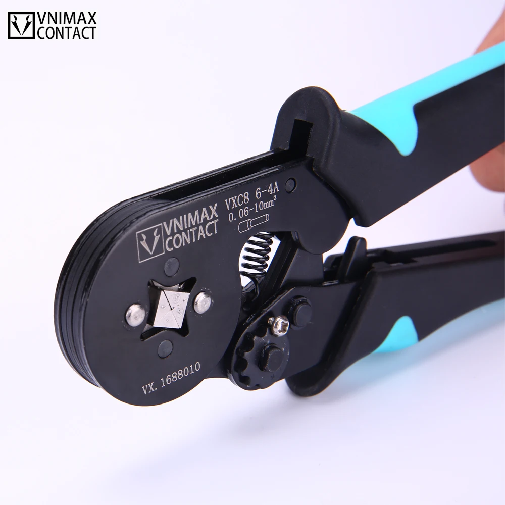Трубчатый обжимной инструмент микро электрический зажим hsc8 6-4a 0 06-10mm2 28-7awg