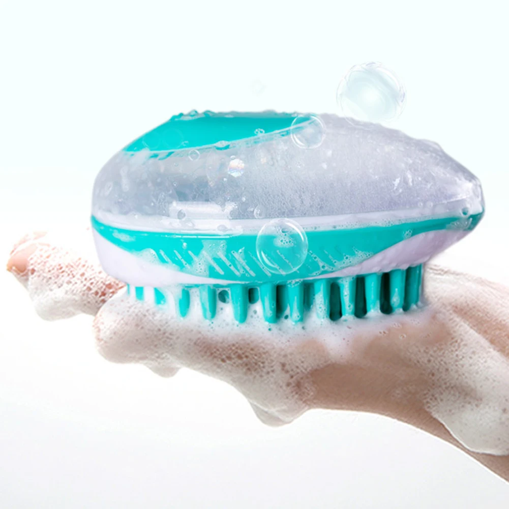 Ванная для собак щетка силиконовые шампунь спа-процедур Массажная душа удаления