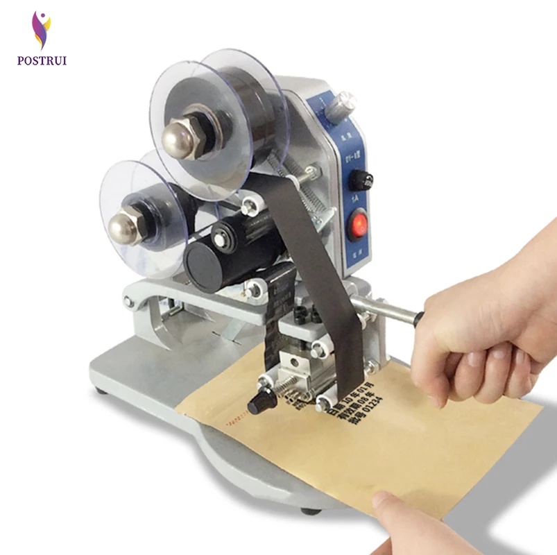 Ручная Горячая Фольга штамп кодер даты принтер этикеток DY 8 ленты шифровальная