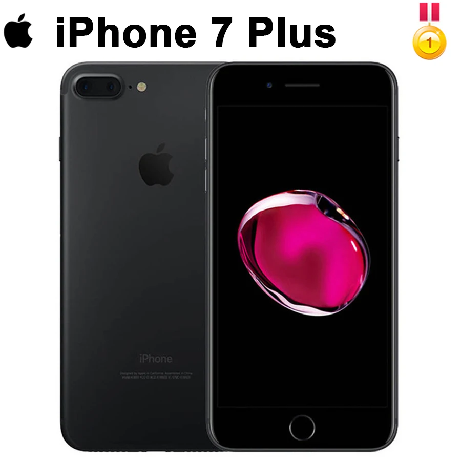Оригинальный сотовый телефон Apple iPhone 7 Plus сканер отпечатка пальца 3 ГБ ОЗУ 32/128 IOS LTE