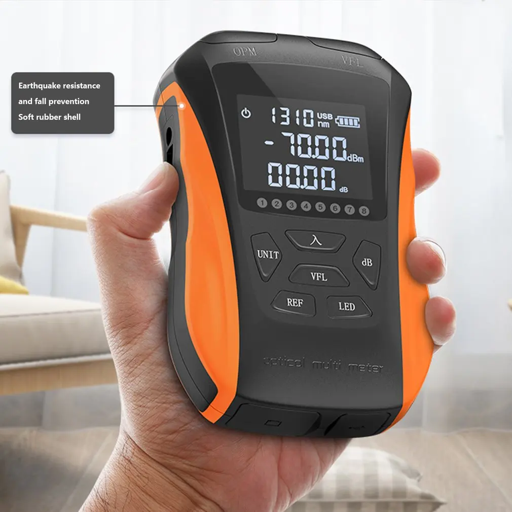 

G8-SGS101 Rechargeable Optical Power Meter Red Light Pen Integrated Machine 5 Km Light Pen Network Light Decay Detector