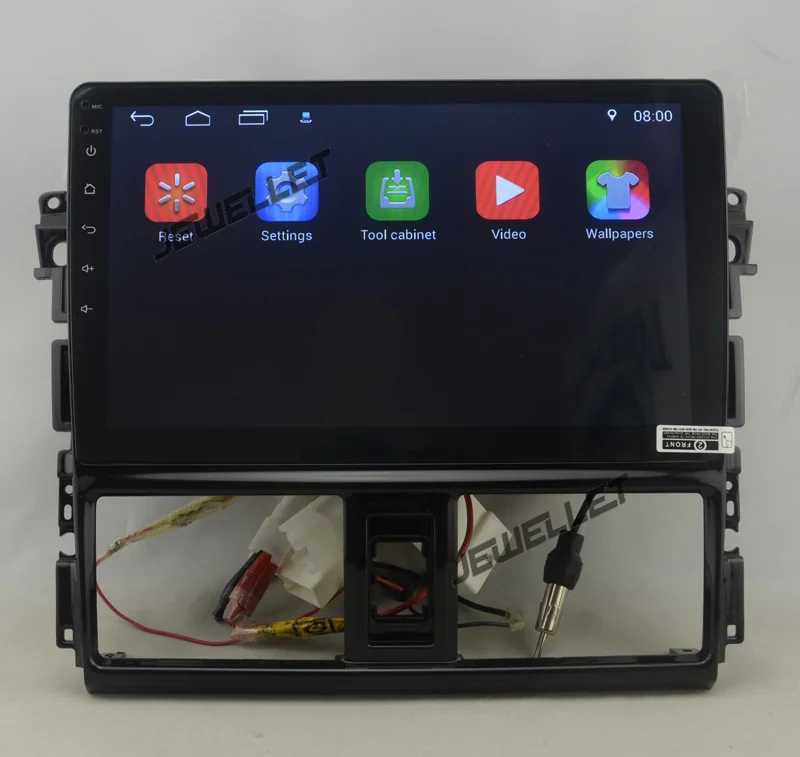 10 1 &quotчетырехъядерный 2.5D ips экран Android Автомобильный gps Радио навигатор для Toyota Vios