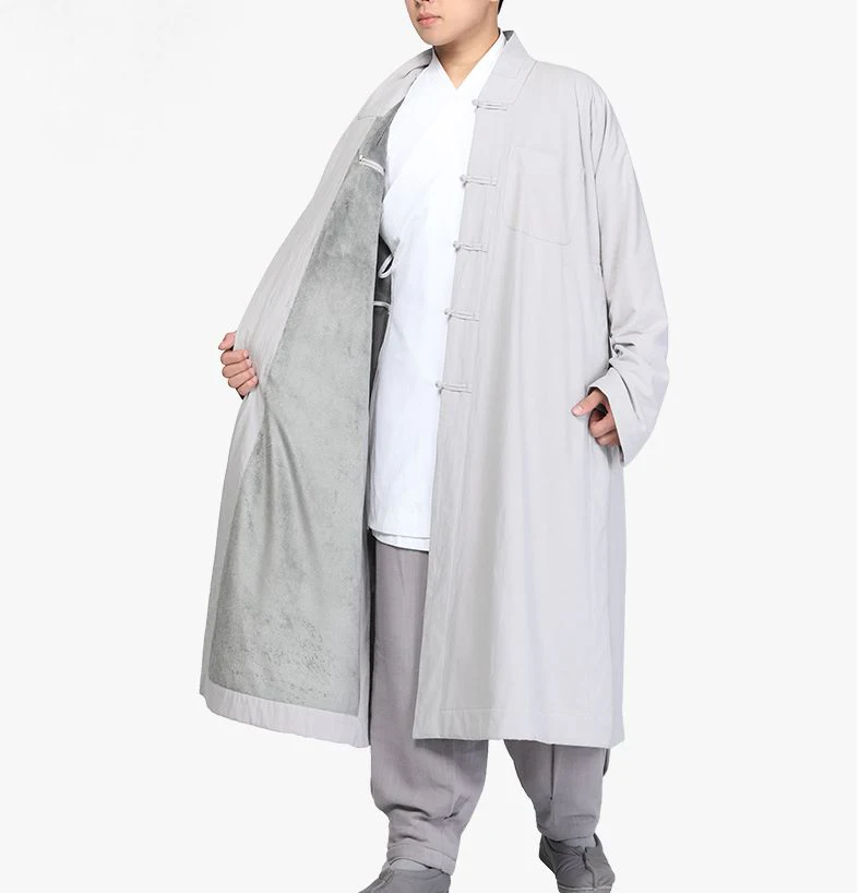 Зимняя теплая безрукавка унисекс из высококачественного хлопка в стиле кунг-фу