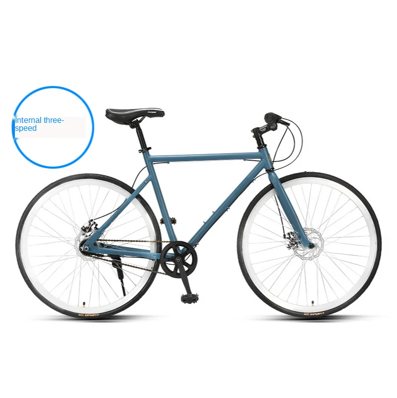 Алюминиевый внутренний трехскоростной дорожный велосипед 27 дюймов с переменной