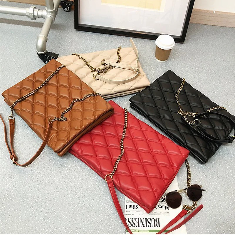 

Fashion Ringer Chain Design Handbag Casual Tote Versatile Women Shoulder Bag Travel Ladies Bag