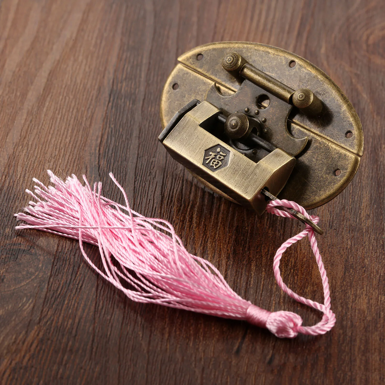 Старинная мебель DRELD китайский старый замок с латунной винтажной бронзовой