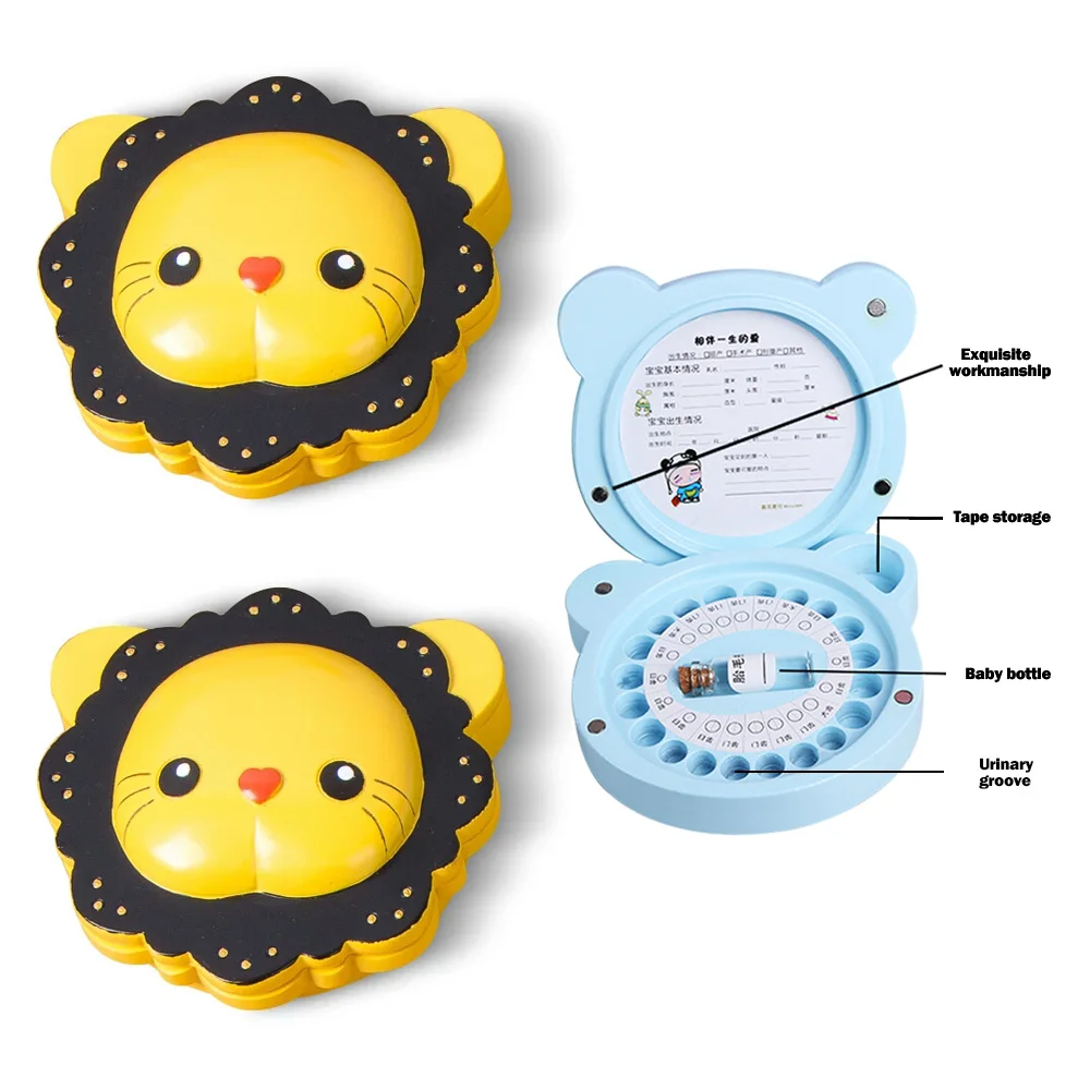 Коробка органайзер для зубов новорожденных английская версия|Коробка молочных