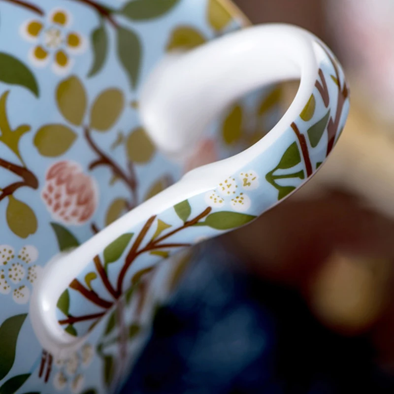 Фарфоровые кружки ручной работы в английском пасторальном стиле | Дом и сад