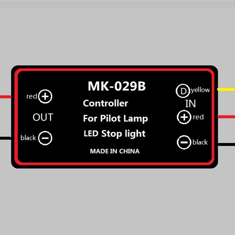 

Taillight Brake Lights Controller 10A 12-30V Box Car Flasher For Vehicles MK-029B Off-road