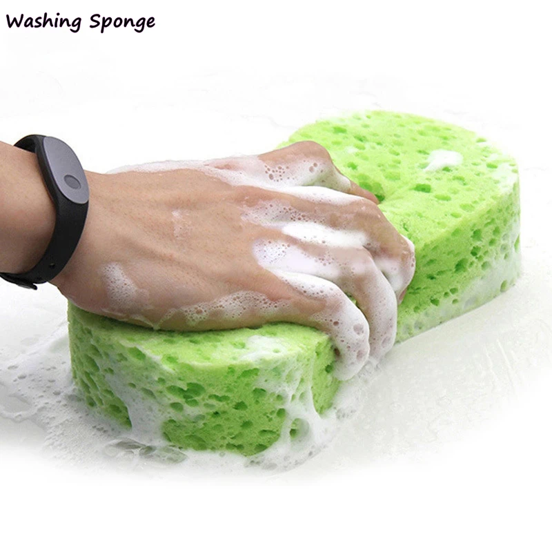 Губка для мытья автомобиля блок вафельная ткань полировки инструмент очистки