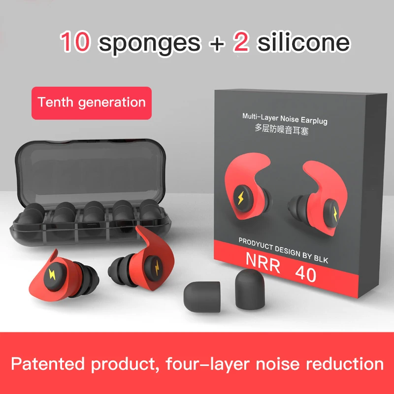 Новый Сменный заушный Вилки спальный мягкий силиконовый + губка уха анти