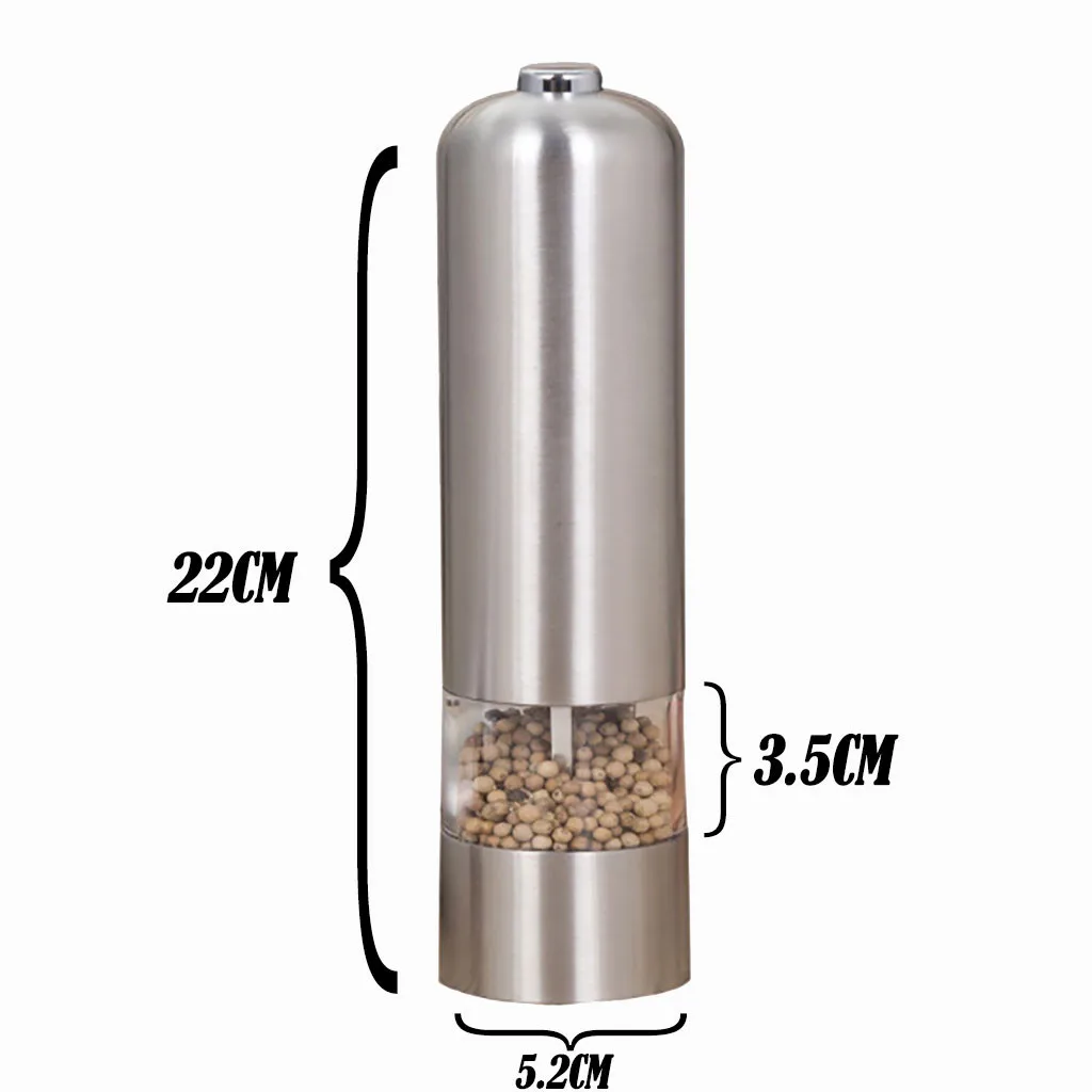 

Salt Pepper Grinder Set Electric Spice Flour Mill Grinder Adjustable Coarseness kitchen BBQ Tools Seasoning Tools Pepper Mill