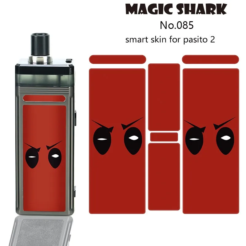 Ударопрочный чехол-пленка для Smoant Pasito II 2 2.5D с изображением волшебной акулы