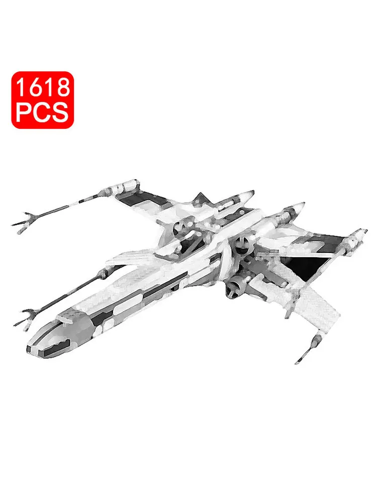 

Star Plan Series 05004 05145 05029 X Wing Tie Fighter Building Blocks Educational Children Toy Xmas Gift