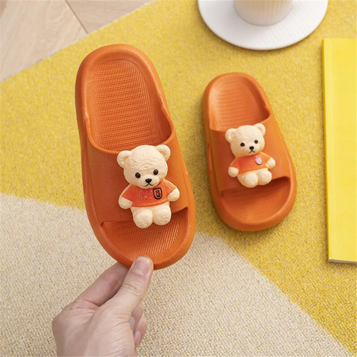 Новинка лета 2021 милая детская одежда для улицы и ванной Нескользящие сандалии с