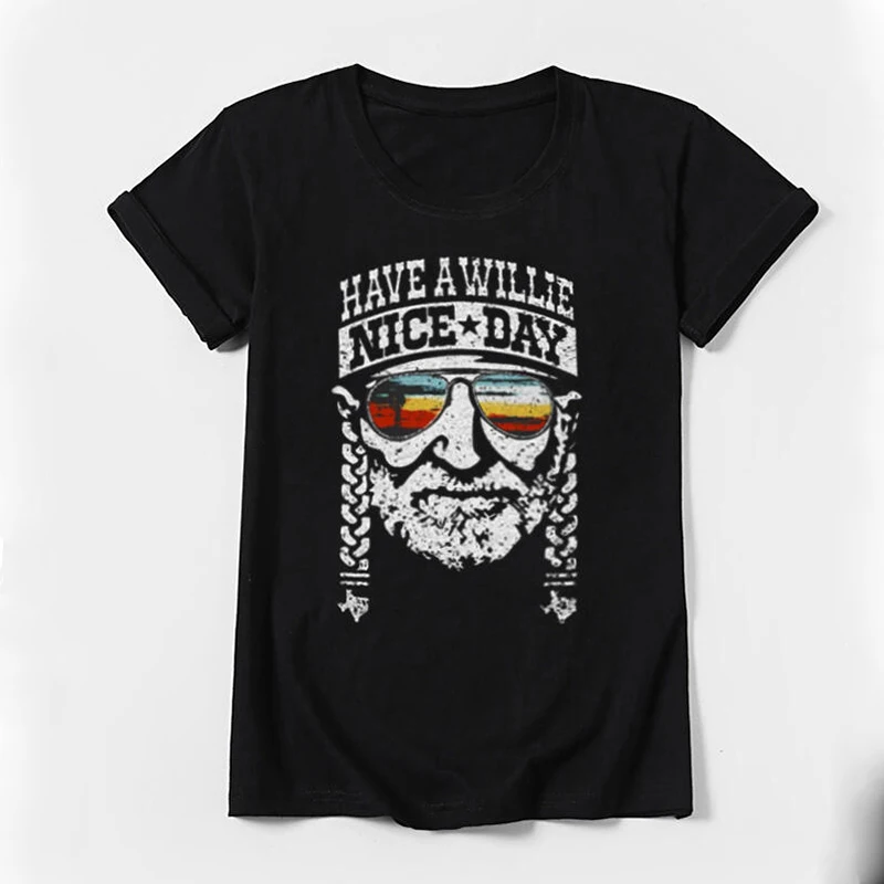 Футболка Have A Willie good Day забавная уличная футболка женская с круглым вырезом из