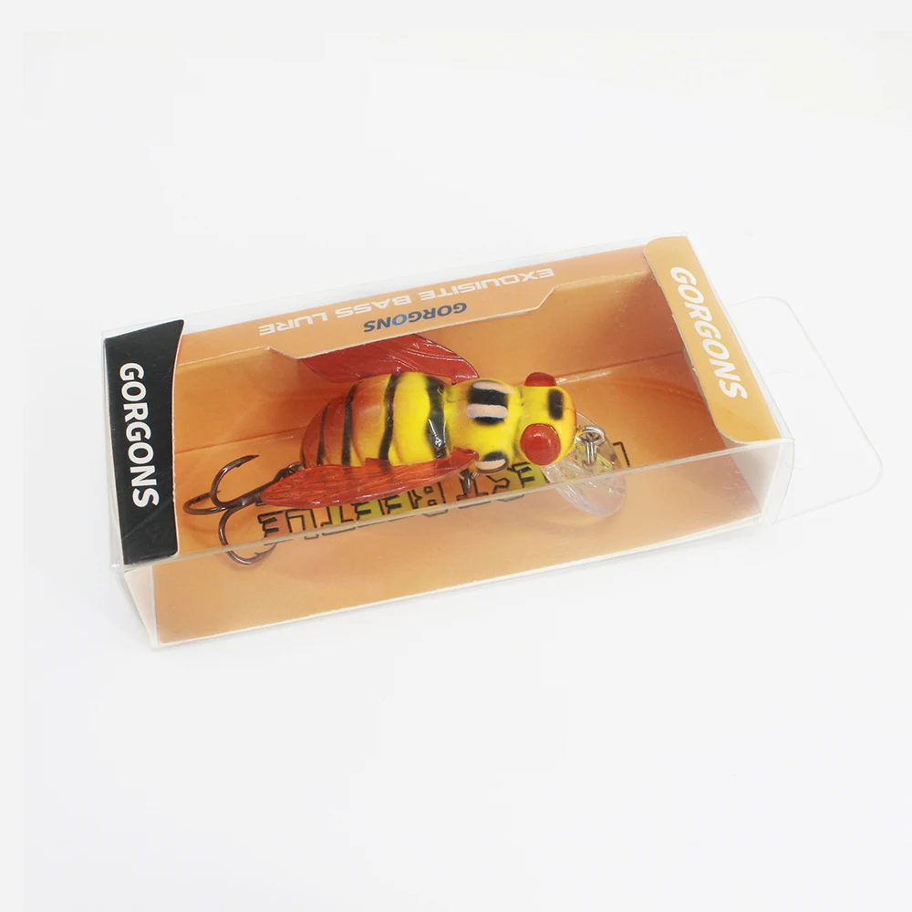 

Fishing Lure Artificial Bee Crankbait Wasp Wobbler Insect Bait Cicada Bass Fishing Lure