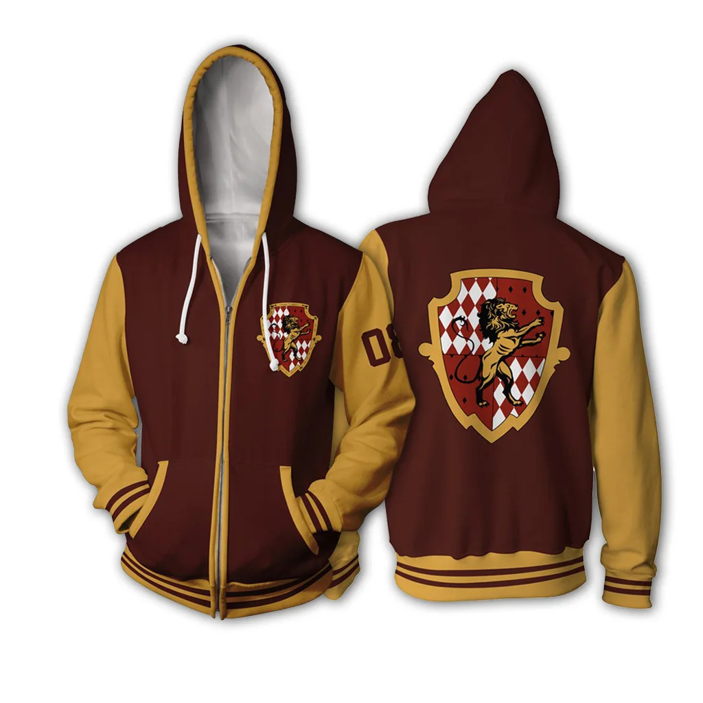 

New Fashion Magic School Wizards Cosplay Hoodie Sweater Hogwartes Ravenclaw Sweatshirt P-o-t-t-e-r Coat