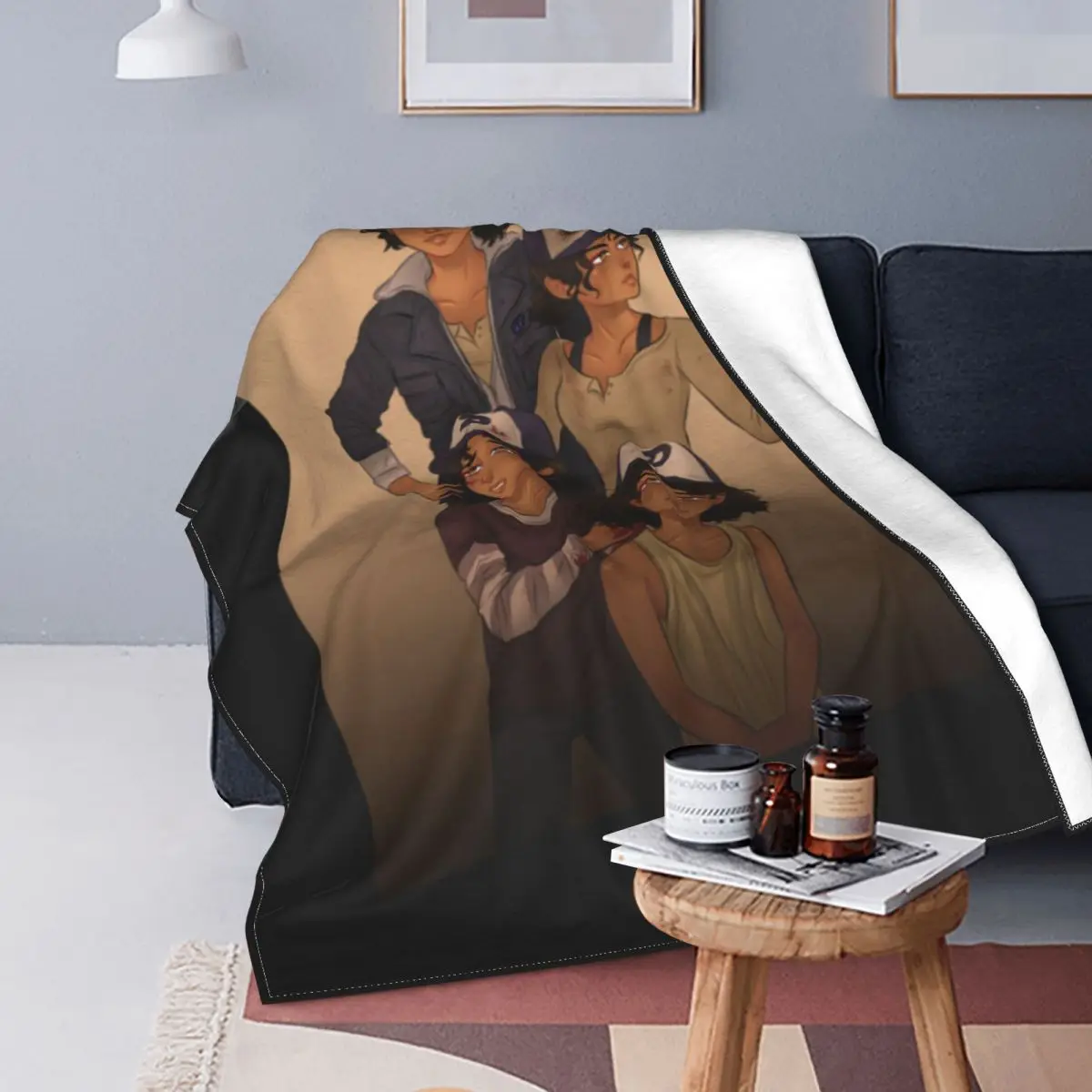 

Детские одеяла из фильма Карл Гримс, страшные фланелевые винтажные теплые Пледы для дома, ресторана, лето