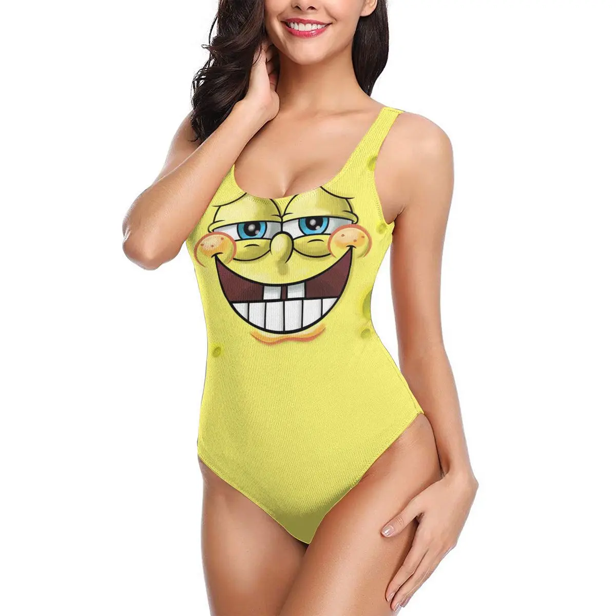 

women 2021 Exotic Bikinis Sponge Patrick Squarepants Women Swimsuit One-Piece women's top Anime Harajuku Women Beach wear